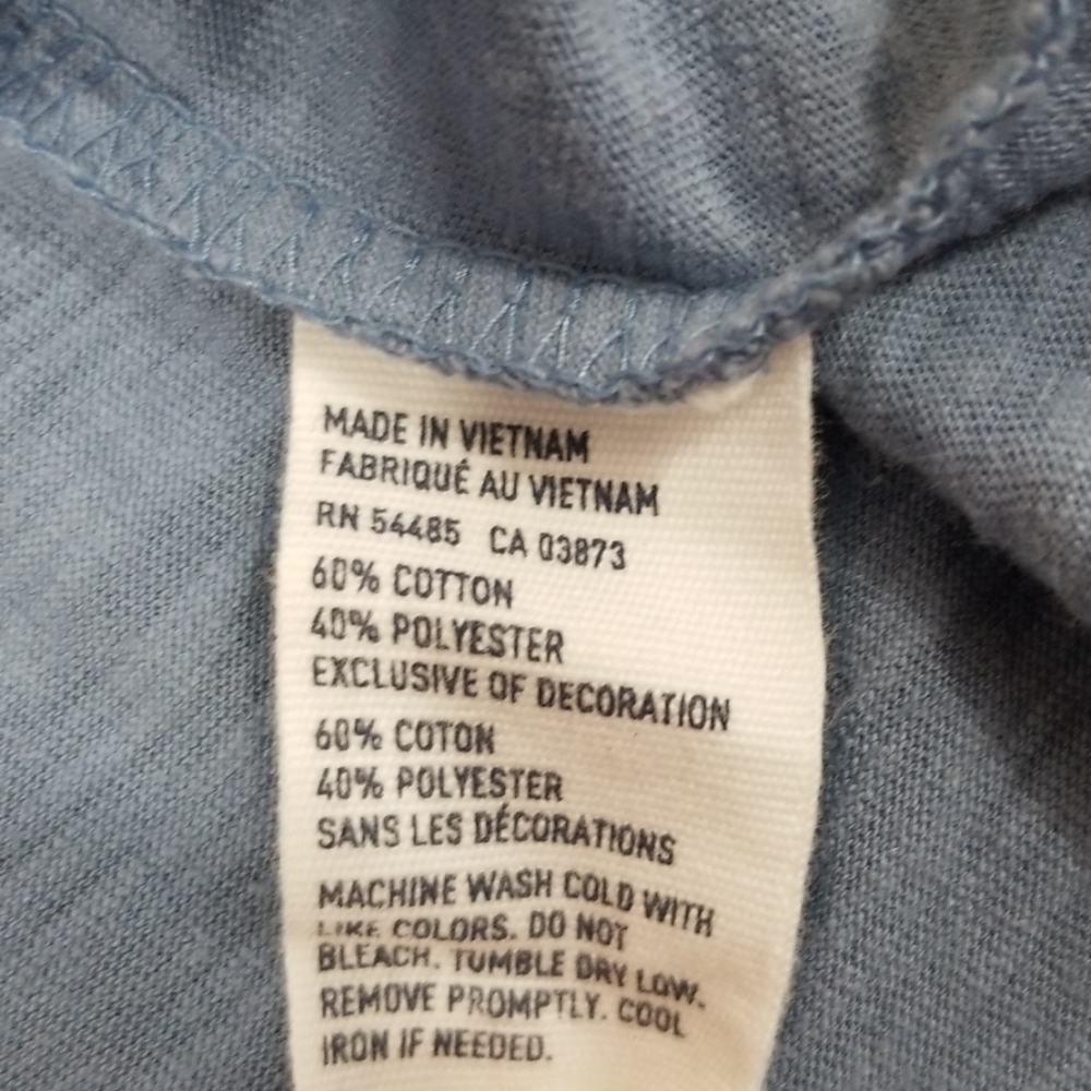 American Eagle Floral Embroidered Cut Out Top - Picture 8 of 8